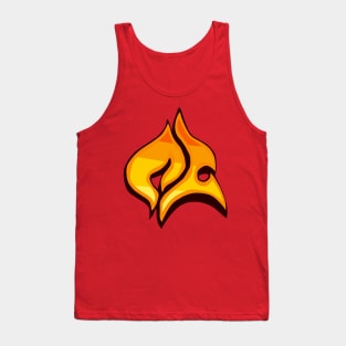 Fire graffiti Tank Top